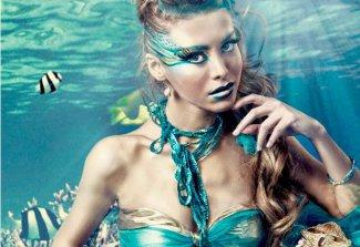 Azərbaycanlı model su pərisi oldu (Foto)