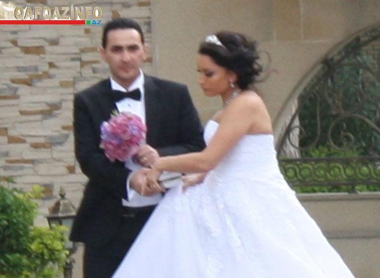 Ilhamə Quliyevanın oğlu və gəlini  (Foto)