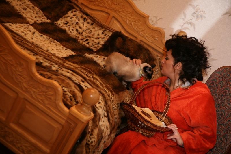Elza Seyidcahanın evindən fotosessiya