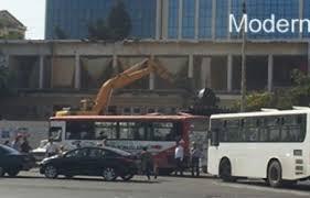 Nərimanov kinoteatrını sökdülər (Fotolar)