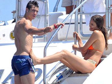 Ronaldo və sevgilisi Tiflisdə (Fotolar)