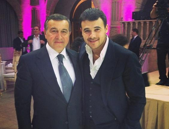 Araz Ağalarovla Eminin maraqlı fotosu 