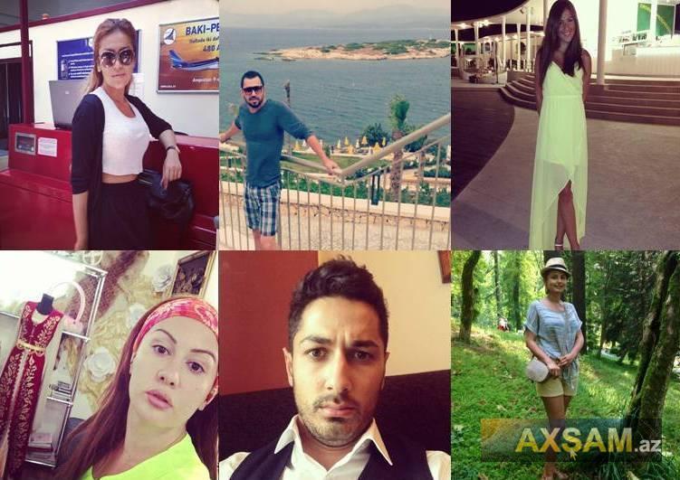 Məşhurların istirahət günü belə keçdi 