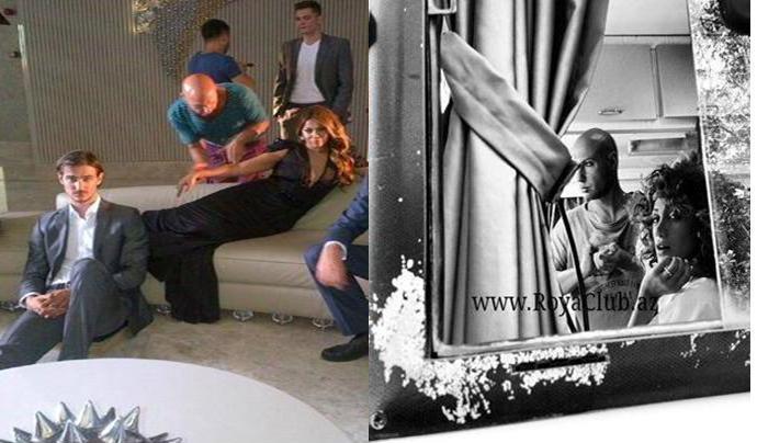 Röya Aygünün əlini öpən türkiyəli vizajistlə (Foto) 