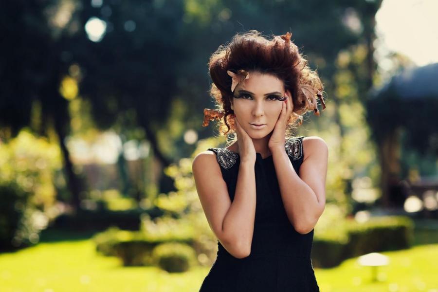 Azərbaycanlı model “Payız gözəli” oldu - fotosessiya