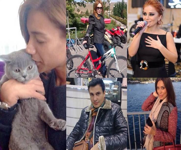 Məşhurların istirahət günündən maraqlı  fotolar