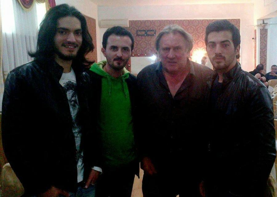 Azərbaycanlı model Jerar Depardye ilə eyni filmdə - Foto