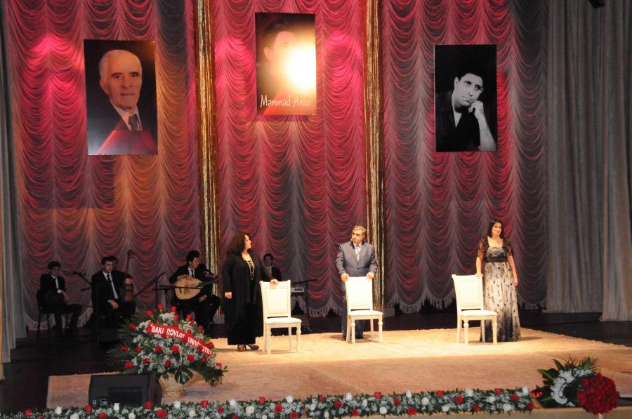 Məmməd Arazın 80 illik yubileyi keçirildi - Fotolar
