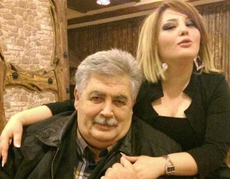 Xalq artistinin qızı ilə  fotoları