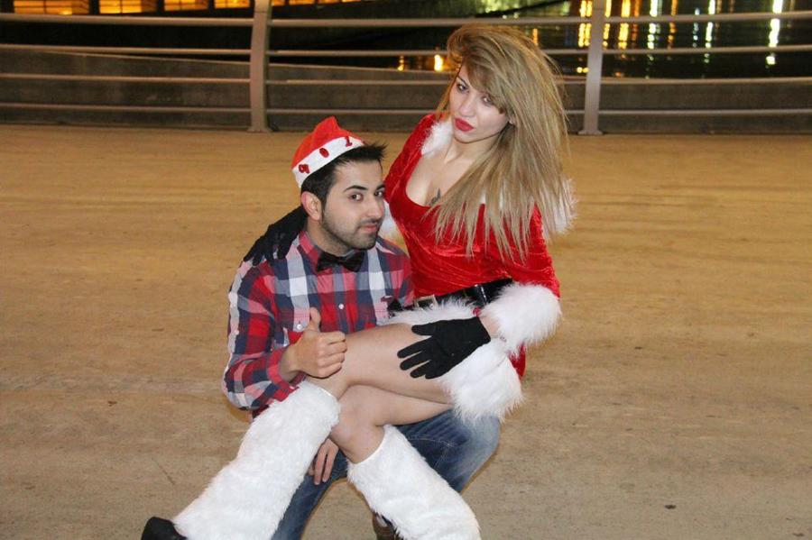 "Space"in aparıcısının seksual Qar qızla fotoları