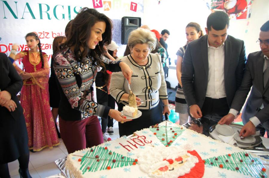 Ülviyyə Rəhmanova yeni il şənliyində - fotolar