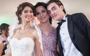 Məşhur aparıcının oğlunun toyundan fotolar