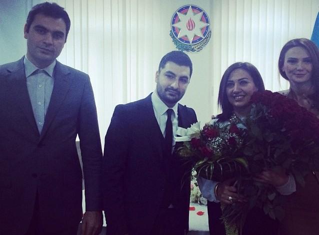 Millət vəkili Leylinin nikah şahidi oldu - fotolar