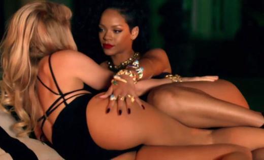 Şakira və Rihannanın klipindən pərdəarxası görüntülər - video