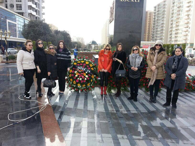 Xalq artisti tanınmışlarla birlikdə ziyarətdə - fotolar 