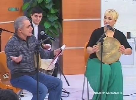 Mətanət Alim Qasımovla duet oxudu -  video