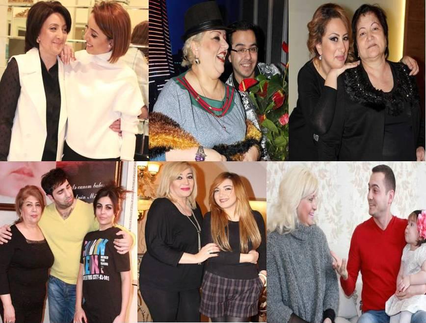 Məşhurlar anaları ilə birgə -  fotosessiya