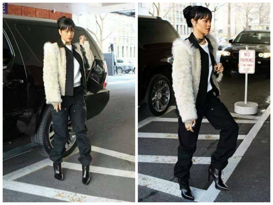 Rihanna Nyu Yorkda - fotolar 