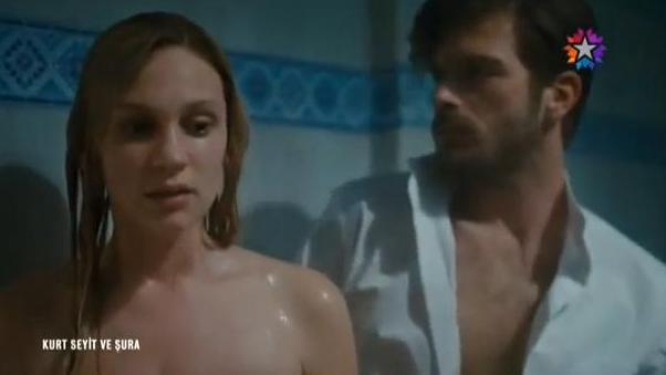 Kıvanç və Zeynəbin səs-küy doğuran hamam səhnəsi -  video