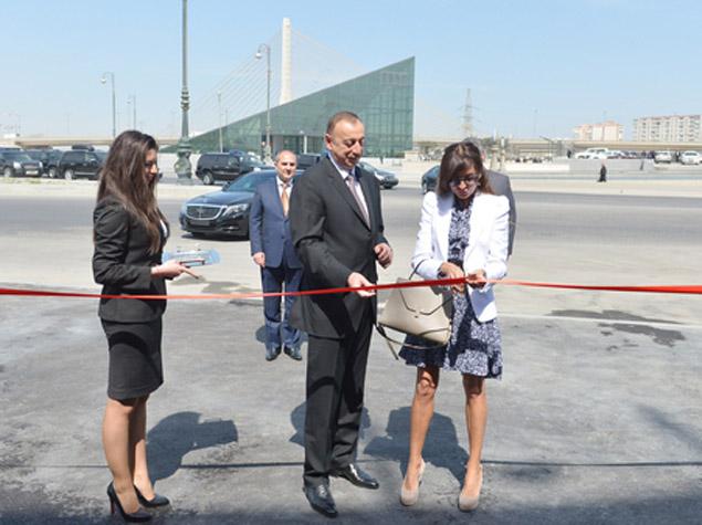 Prezident və xanımı açılışda - fotolar