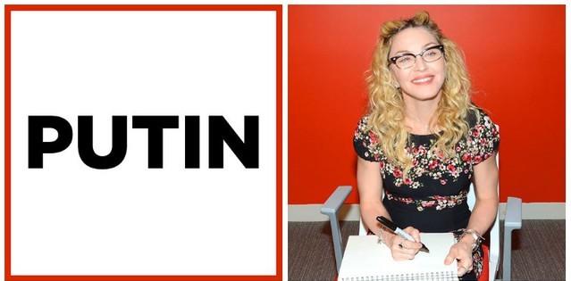 Madonna Putinə mavi dedi - foto