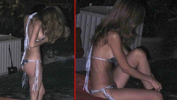 Tanınmış model Mayami gecələrində - fotolar 