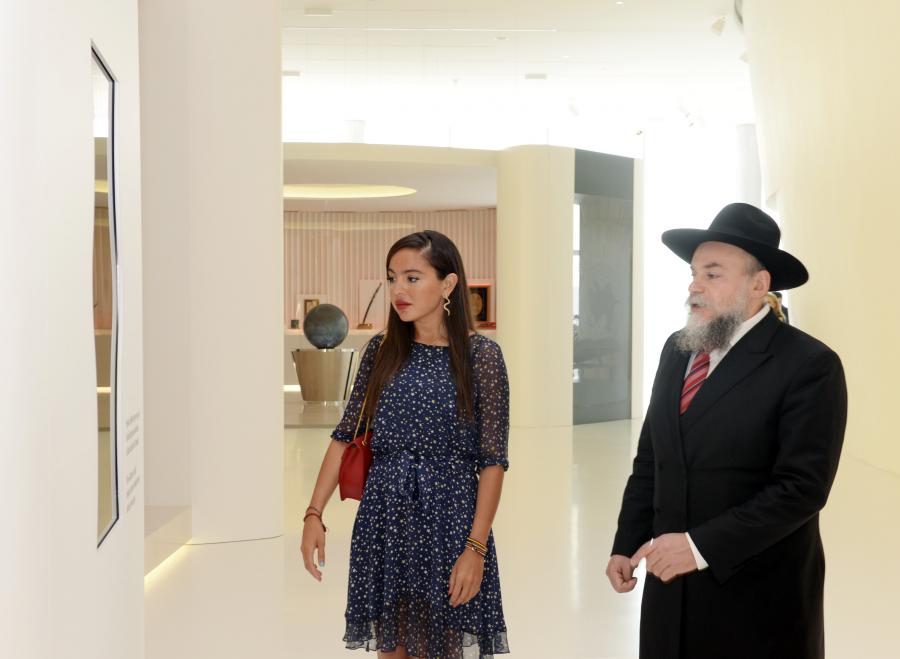 Leyla Əliyeva Yəhudi İcması prezidentini məlumatlandırdı - fotolar