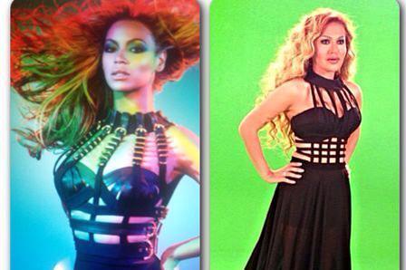 Rəqsanə Beyonsun libasından geyindi – fotolar