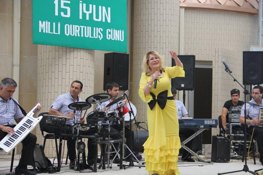 Nisə Qasımova Füzulidə -  fotolar