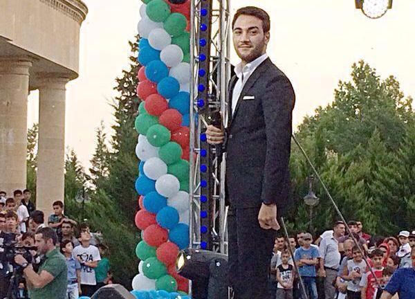Müğənni Ağsudakı konsertdə iştirak edib - fotolar 