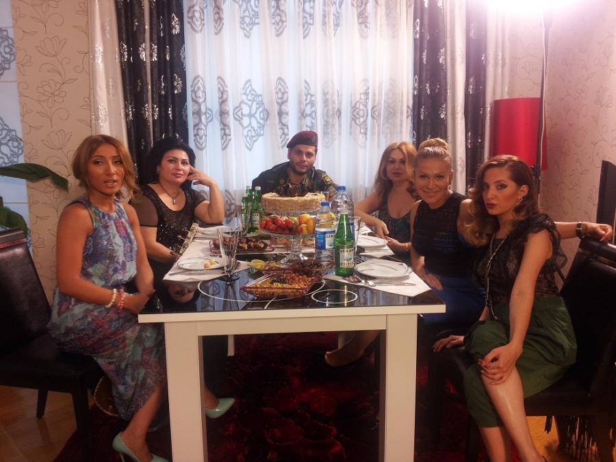 Ayanın evində qonaqlıq oldu - fotolar