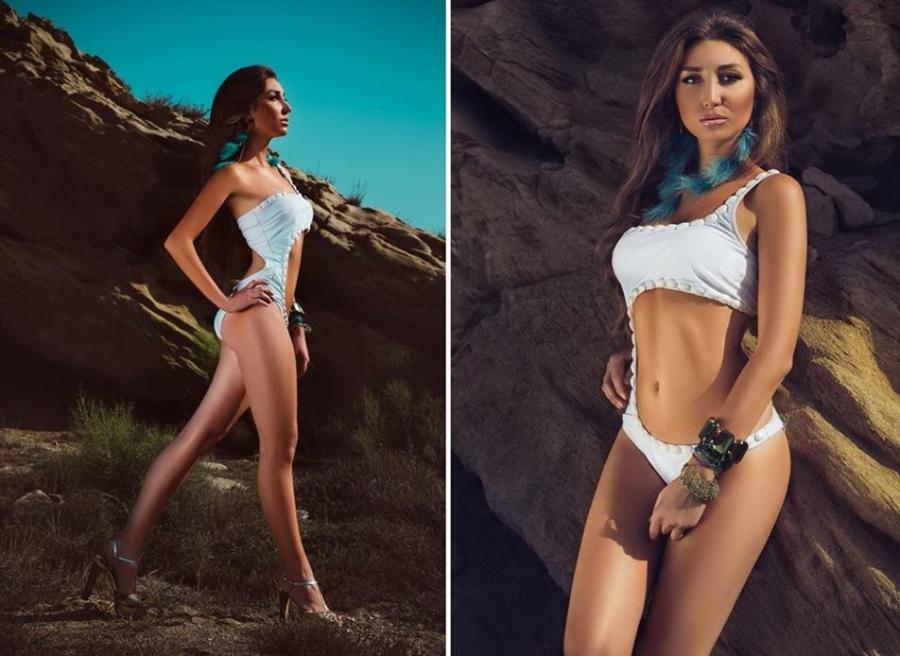 Azərbaycanlı modellərdən çimərlik geyimində fotosessiya