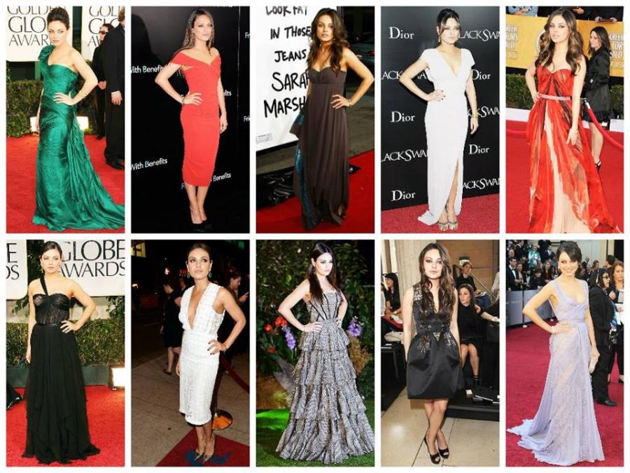 Mila Kunisin ən dəbli 30 libası - fotolar