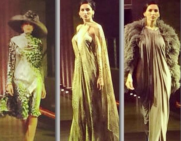 Günay Mübariz Mənsimovun klubunda podiuma çıxdı -  fotolar
