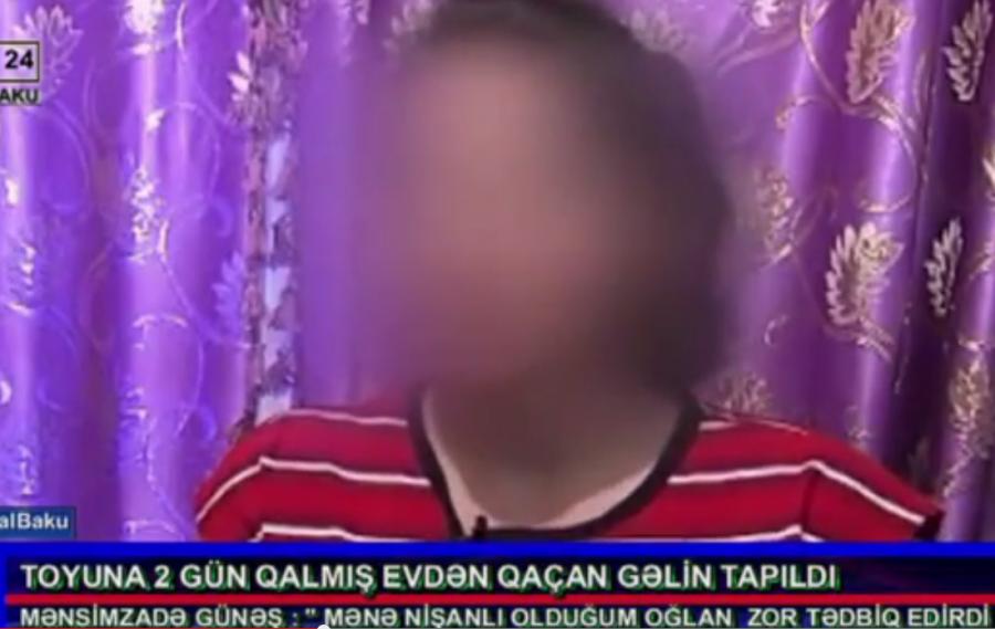 Lənkəranda toydan qaçan gəlin tapıldı - video