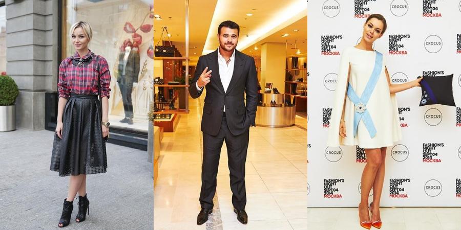 Məşhurlar Moskvadakı moda həftəsində - fotolar 