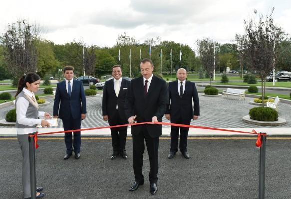 İlham Əliyev İsmayıllı və Qəbələ rayonlarında səfərdə oldu - foto