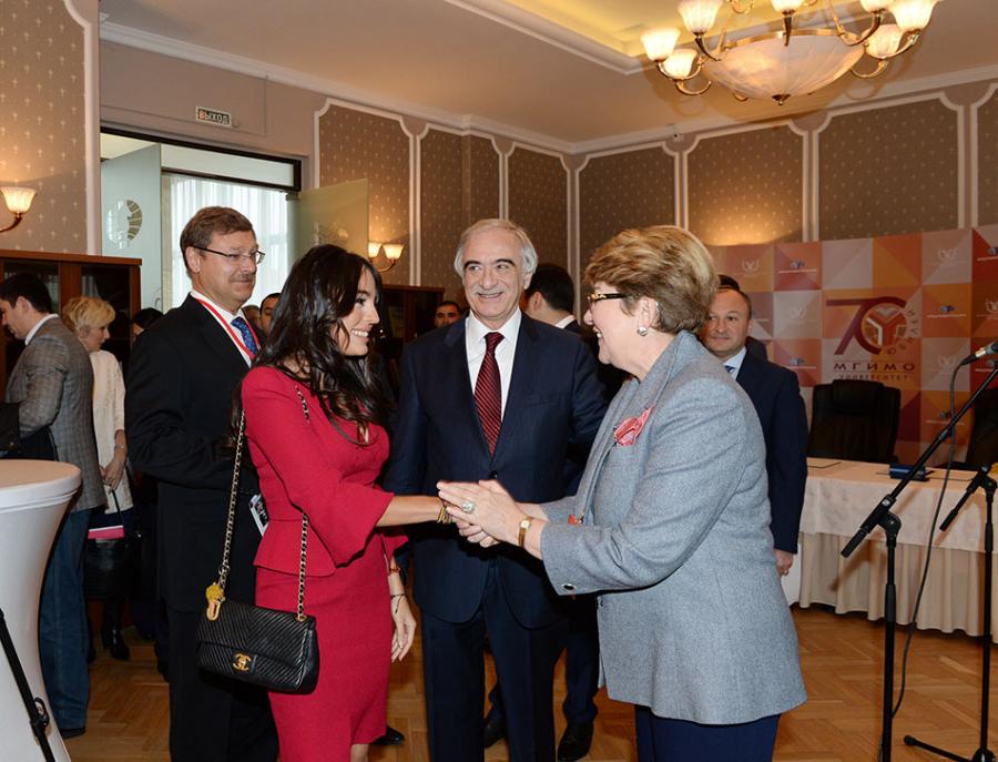 Leyla Əliyeva Moskvada forumda - fotolar