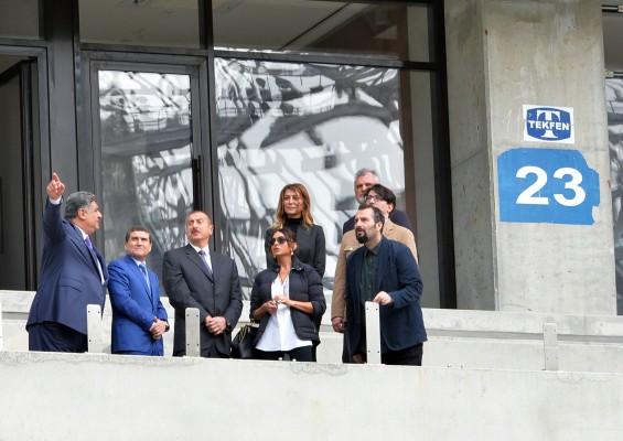 Prezident və xanımı Olimpiya Stadionunda - fotolar