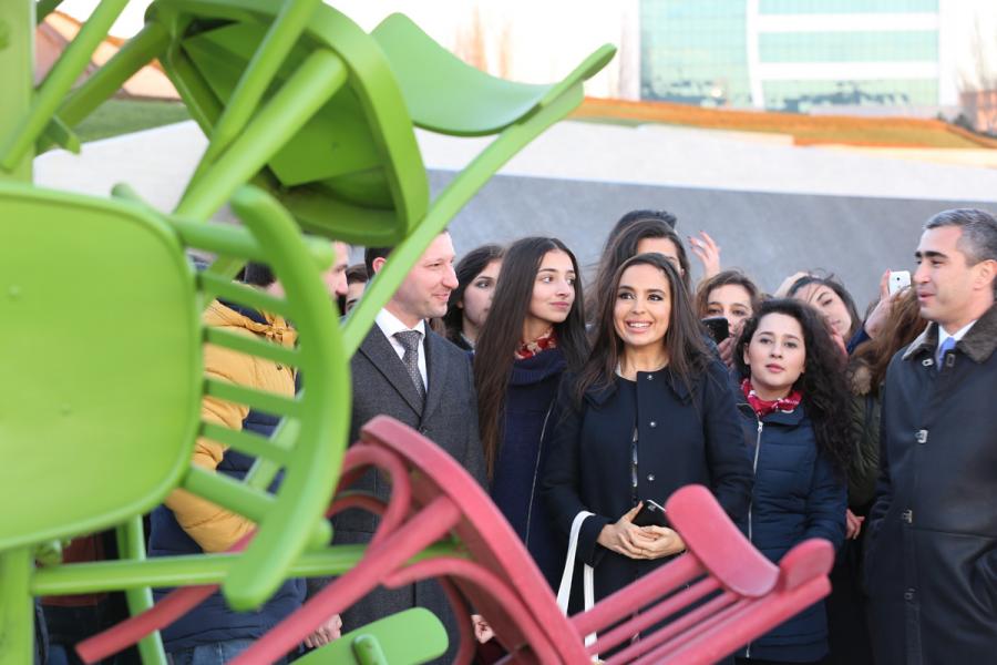 Leyla Əliyeva "KÜKNAR" sərgisində - fotolar
