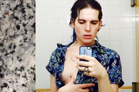 Transseksual model birinci oldu - fotolar