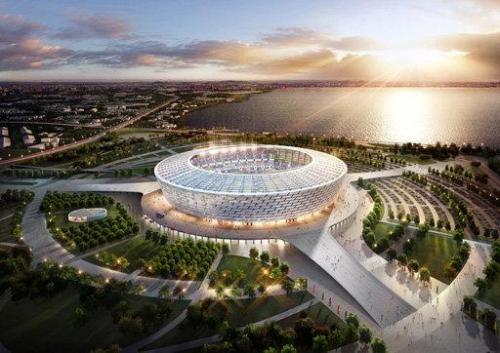 Bakı Olimpiya Stadionundan son görüntülər