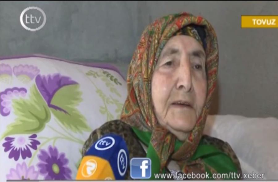 70 nəvəsi olan 121 yaşlı tovuzlu nənə - video