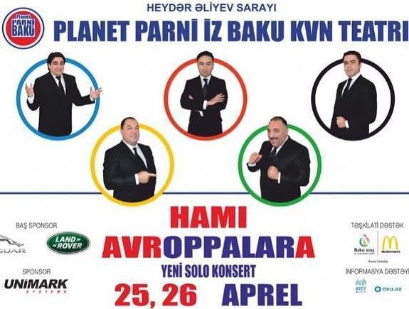 “Planet Parni iz Baku”nun “Hamı AvrOppalara” konserti