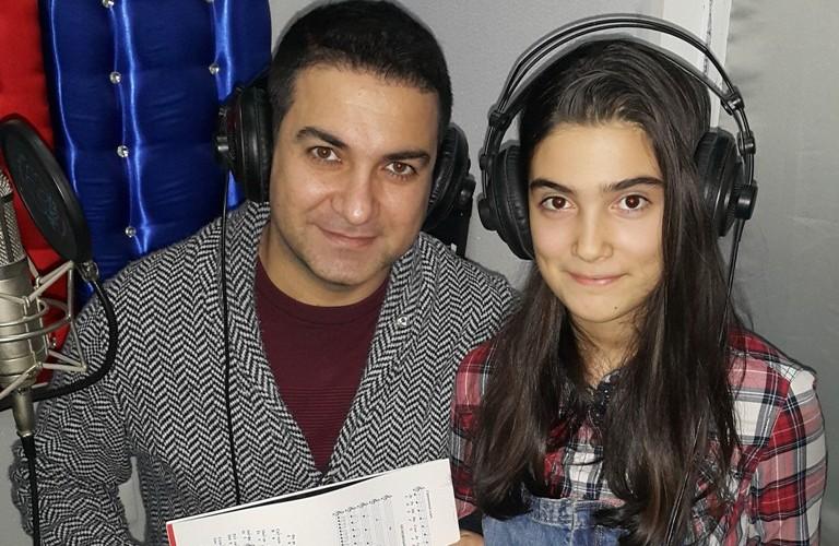 Rəşad İlyasov bəstəkarın nəvəsi ilə duet oxudu -  video+fotolar