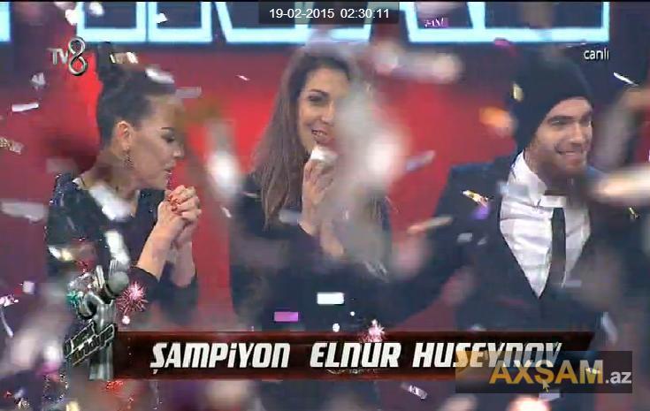 Elnur "O səs Türkiyə"nin qalibi oldu - videolar+fotolar