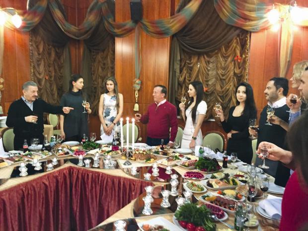 Telman İsmayılov türk iş adamına ad günü keçirdi - fotolar 
