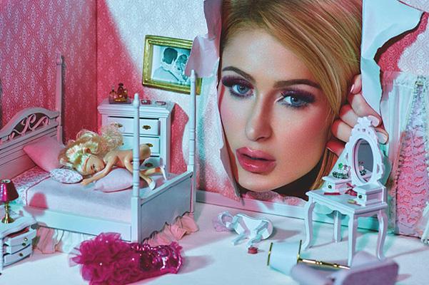 Paris Hilton 90-cı illərin gəlinciyi obrazında - fotolar
