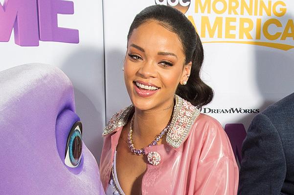 Rihanna səsləndirdiyi cizgi filminin təqdimatında - fotolar