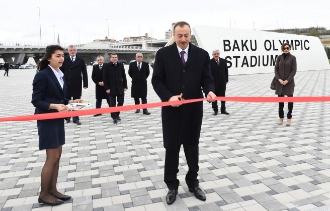 Prezident və xanımı Bakı Olimpiya Stadionunun açılışında -   fotolar